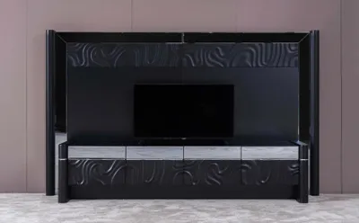 Produktbild von Holzmöbel Modern Wohnwänd Designer Wohnzimmermöbel TV-Ständer Wandschrank