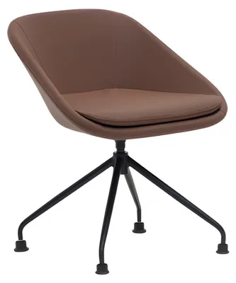 Produktbild von Schicker Brauner Bürostuhl Designer Arbeitssessel Edle Sitzmöbel