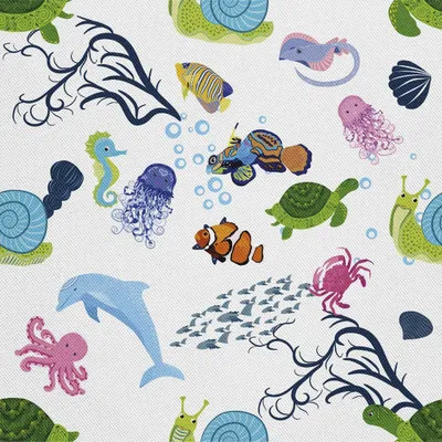 Produktbild von OUTDOOR DEKOSTOFFE OXFORD - Motiv Meereslebewesen