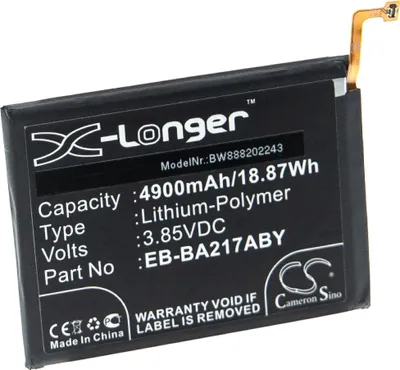 Produktbild von vhbw Akku kompatibel mit Samsung Galaxy A21s 2020 Handy Smartphone Telefon (4900 mAh, 3,85 V, Li-Polymer)