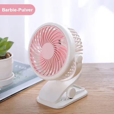 Produktbild von USB Tischventilator Mini Clip Fan mit Batterie Tisch Lüfter Ventilator DHL DE