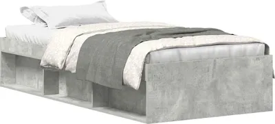 Obrázek produktu pro vidaXL Rám postele betonový šedý 90x200 cm