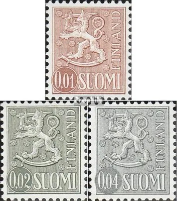 Produktbild von Briefmarken Finnland 1968 Mi 636-638 (kompl.Ausg.) postfrisch Freimarke