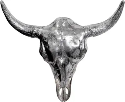 Obrázek produktu pro Casa Padrino Obývací stěna parohy / Nástěnná dekorace Bull Skull - dekorace