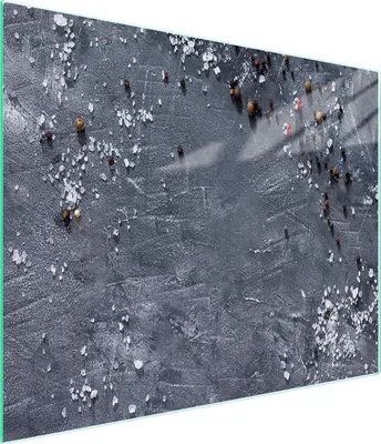 Produktbild von Glasschneidebrett 52x30 schiefer