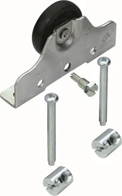 Produktbild von Hettich Universal-Laufteil für Schiebetürbeschläge Stahl verzinkt 2 Stück