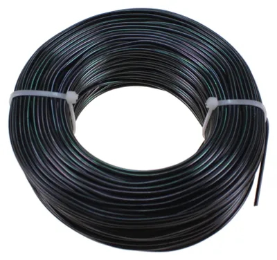 Produktbild von 60m Aluminiumdraht Ø 2mm Aludraht Basteldraht Dekodraht Schmuckdraht schwarz