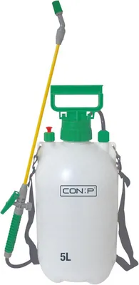 Productafbeelding van Tuinsproeier 5 L handpomp/spuitbuis groen/wit