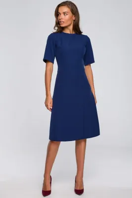 Produktbild von Stylove Midikleid für Frauen Lyonete S240 navy blau XL