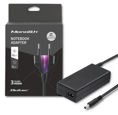 Produktbild von Qoltec 51517.65W, Laptop, Drinnen, 220-240 V, 50/60 Hz, 65 W, AC-an-DC