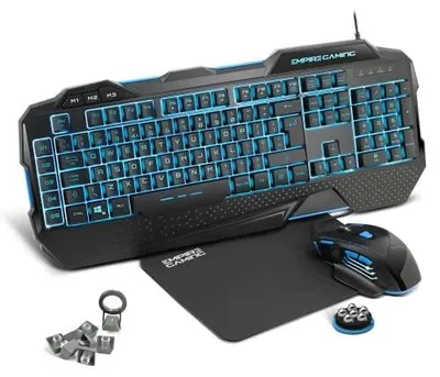 Zdjęcie produktu dla Zestaw gamingowy klawiatura myszka LED rgb dla gracza programowalne