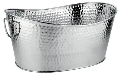 Produktbild von Champagnerkübel aus gehämmertem Silber, 49 x 35 x 23,5 cm