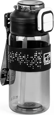 Zdjęcie produktu dla Butelka do picia G21 600 ml 2w1, szara