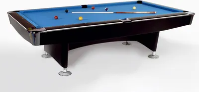 Immagine prodotto di Winsport Club Master 8 ft. tavolo da biliardo nero / cromo 8 ft. / 256 x 144 cm