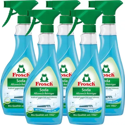 Produktbild von 5x Frosch Soda Allzweck-Reiniger 500 ml Sprühflasche