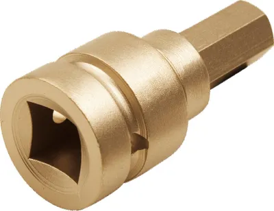 Produktbild von Dönges 6-Kant-Schraubendrehereinsatz für Schlagschrauber funkenfrei, 1/2", 24 mm 0351020S