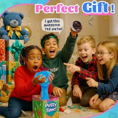 Productafbeelding van Clear putty 90 g - Valwater vloeibaar glas - Droogt nooit - Niet-giftig fidgetspeelgoed - Jongens meisjes