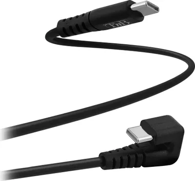 Productafbeelding van TNB TCUSBCG2BK - USB-C kabel met 180° gebogen PD-connector, geschikt voor gaming
