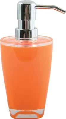 Zdjęcie produktu dla MSV dozownik mydła w płynie "Tahiti" akrylowy pomarańczowy