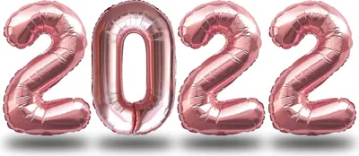 Produktbild von Oblique Unique Folien Luftballon Zahl 2022 Silvester Neujahr Party Deko Ballons Zahlenballons - roségold