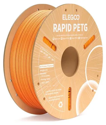 Produktbild von ELEGOO RAPID PETG -1.75mm-1KG-Cardboard Spool-Orange