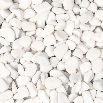 Image de Cailloux blancs décoratifs, granulés de marbre, 1 kg, pour vases et jardin