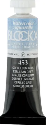 Produktbild von Blockx 3x Aquarellfarbe, Azurgrau - Tube 15ml - Coeruleum grau 44453BXC