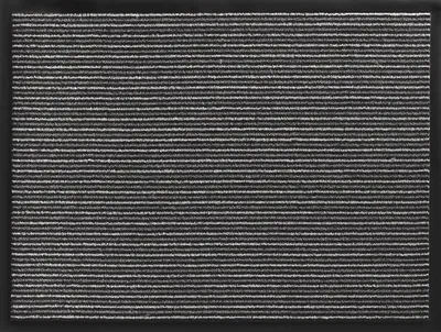 Produktbild von Fußmatte gestreift anthrazit PP L800xB1200xS5mm