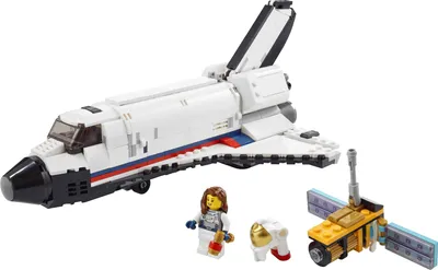 Productafbeelding van LEGO 31117 Ruimteshuttle-avontuur, een 3-in-1 speelset voor kinderen vanaf 8 jaar, met een astronautenfiguur