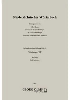 Obrázok produktu pre Niedersächsisches Wörterbuch