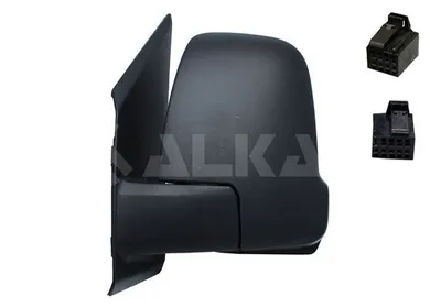 Image de ALKAR 9235021 Rétroviseur extérieur gauche adapté pour MERCEDES-BENZ Sprinter 3,5 t fourgon (907, 910) Chauffant Convexe Électrique