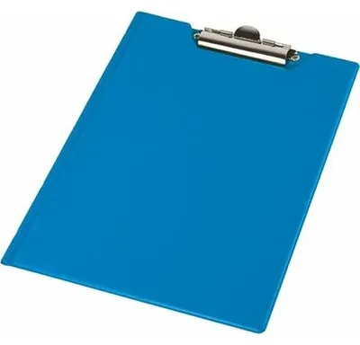 Zdjęcie produktu dla Teczka na dokumenty A4 folia PVC tłoczona w kolorze niebieskim