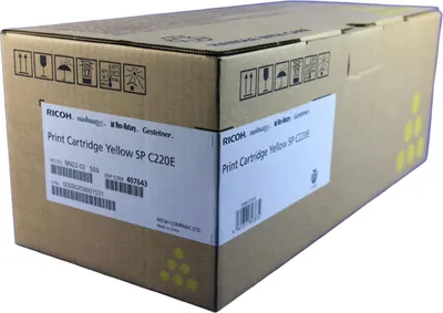 Produktbild von Ricoh 407643 Toner Yellow -A