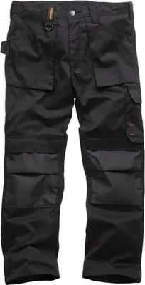 Obrázek produktu pro Scruffs - Pánské pracovní kalhoty RW8744 (40R) (černá)