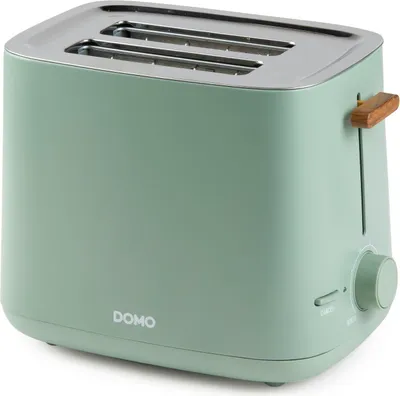 Produktbild von Domo DO973T, 2 Scheibe(n), Salbei, 1000 W, 0,75 m, 247 mm, 172 mm
