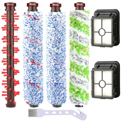 Bürstenset für Bissell CrossWave – 4 Rollen + 2 Filter