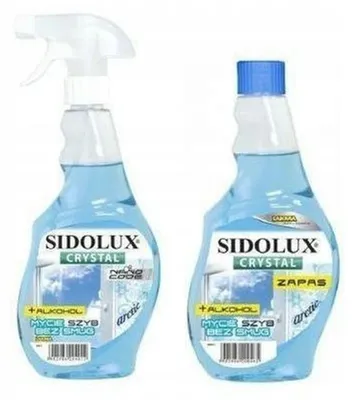 Obrázok produktu pre Sidolux Crystal Sprej na okná 2x500 ml + náhradný zásobník Arctic