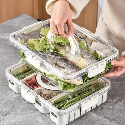 Immagine prodotto di Frigorifero portatile con scomparti rimovibili per alimenti.