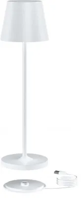 Productafbeelding van Dimbare LED-tafellamp op accu - 38 cm - Oplaadbaar met Warm Licht voor Binnen en Buiten
