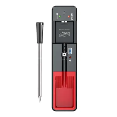 Produktbild von Bluetooth Fleischthermometer Kabellos, Smartes Bratenthermometer mit LCD-Display und Standfuß, Ideal für Grill, Smoker & Küche