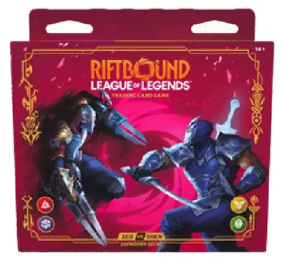Zdjęcie produktu dla Riftbound VEN Zed vs Shen Showdown Decks
