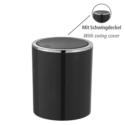 Obrázok produktu pre WENKO odpadkový kôš 2 L kozmetika výklopné veko odpad INCA kúpeľňa WC kuchyňa kancelária
