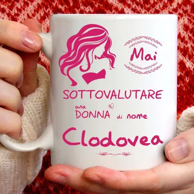 Keramikbecher Clodovea 350 ml – personalisierte Geschenktasse