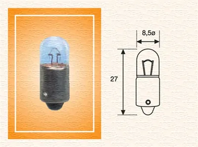 Zdjęcie produktu dla Żarówka T4W 24V/4W (Z Cok. Metył) 10Szt