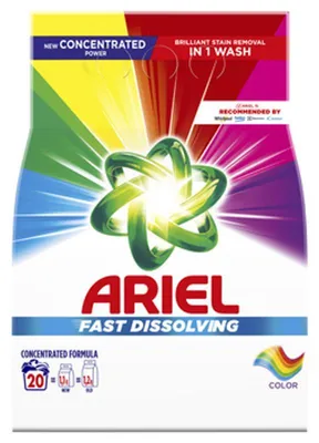 Zdjęcie produktu dla Ariel Fast Dissolving Color 20 prań 1100 g