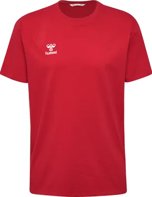 Produktbild von hummel T-Shirt Rundhalsausschnitt gesticktes Logo Regular fit Größe: M (39/40)