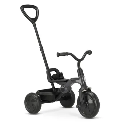 Image de Deryan Drifter Tricycle avec Barre de Poussée - Vélo Enfant 4 en 1 - Noir