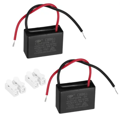 CBB61 Kondensator 1,5 µF 450 V AC, 2 Stk., 37x25x16 mm