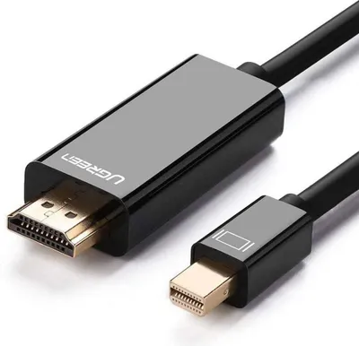 Produktbild von Ugreen Mini DisplayPort auf HDMI Kabel 4K, 1,5 m - Schwarz