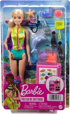 Image de Barbie Career Marine Biologist set + poupée
